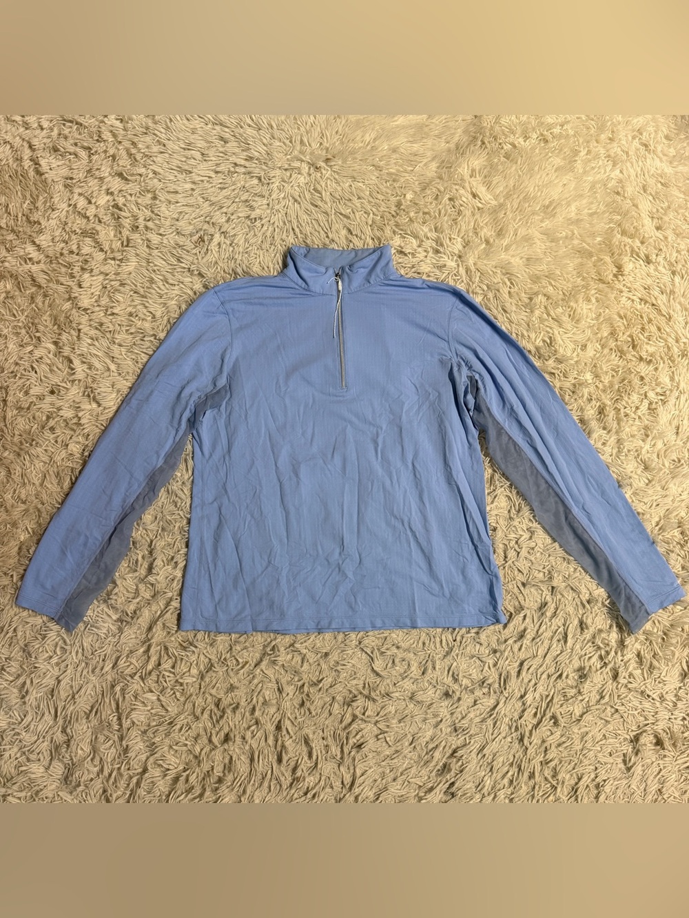 Women’s XL Blue Riding Sport Long Sleeve Horseback Riding Sunshirt. Good Cond.